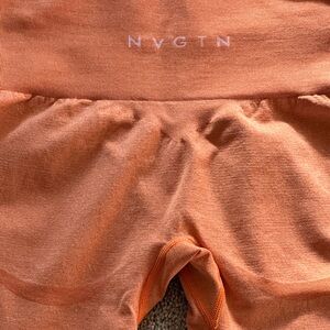 NVGTN Ribbed Orange Leggings